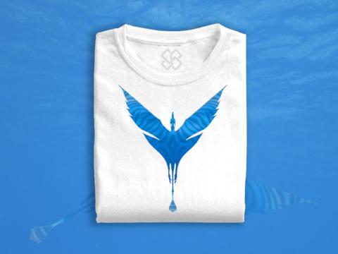 Avatar movie theme printed white t-shirt