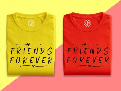 Friends forever Friendship day T-shirts