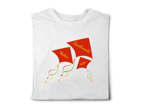 Happy Makar Sankranti design t-shirt