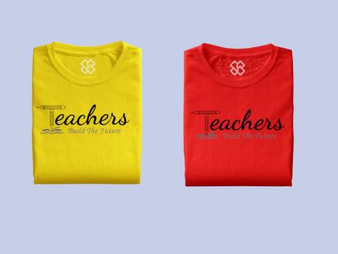 Teachers - build the future teacher's day t-shirt