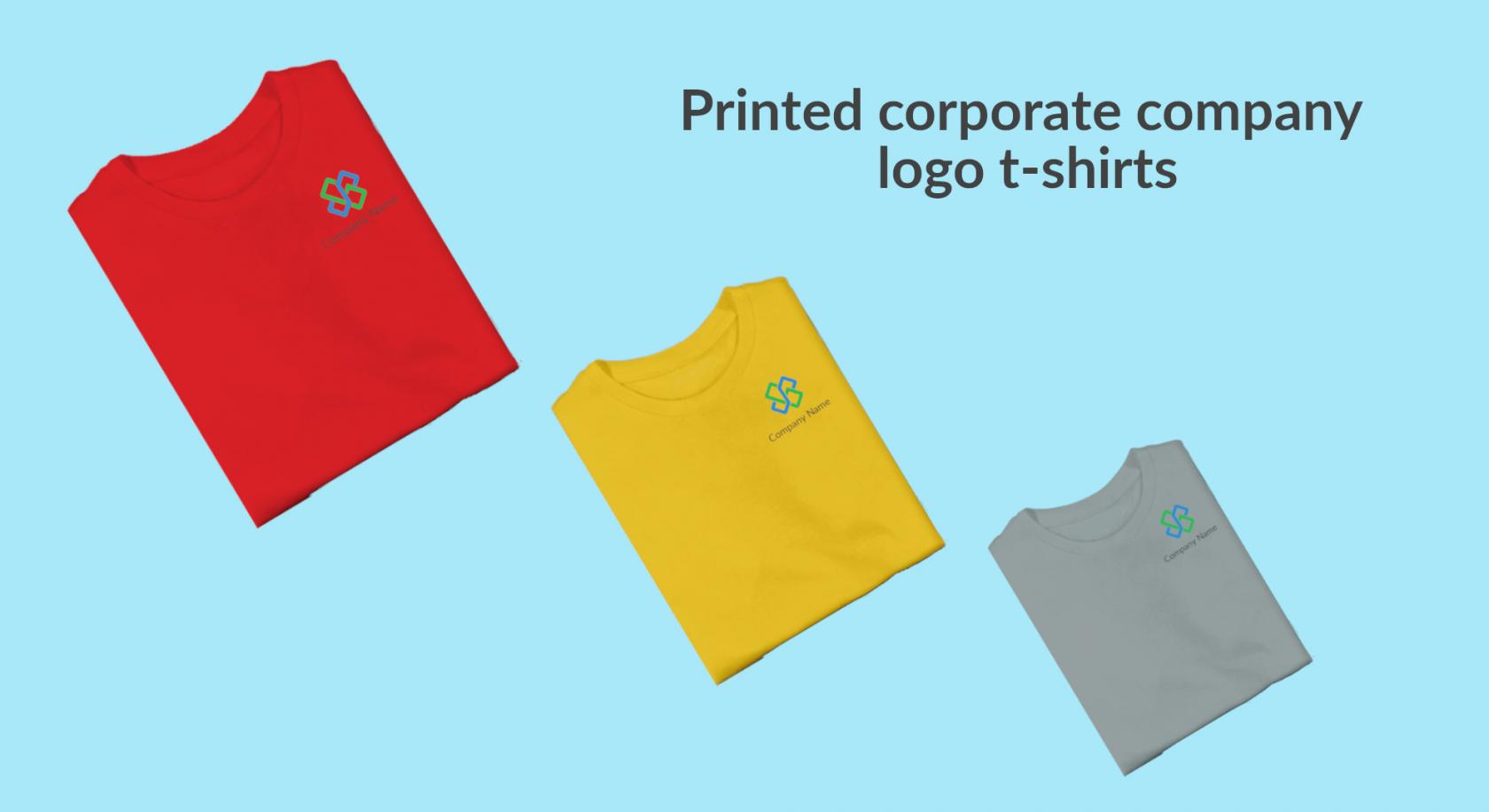 Best corporate gift a printed logo t-shirt